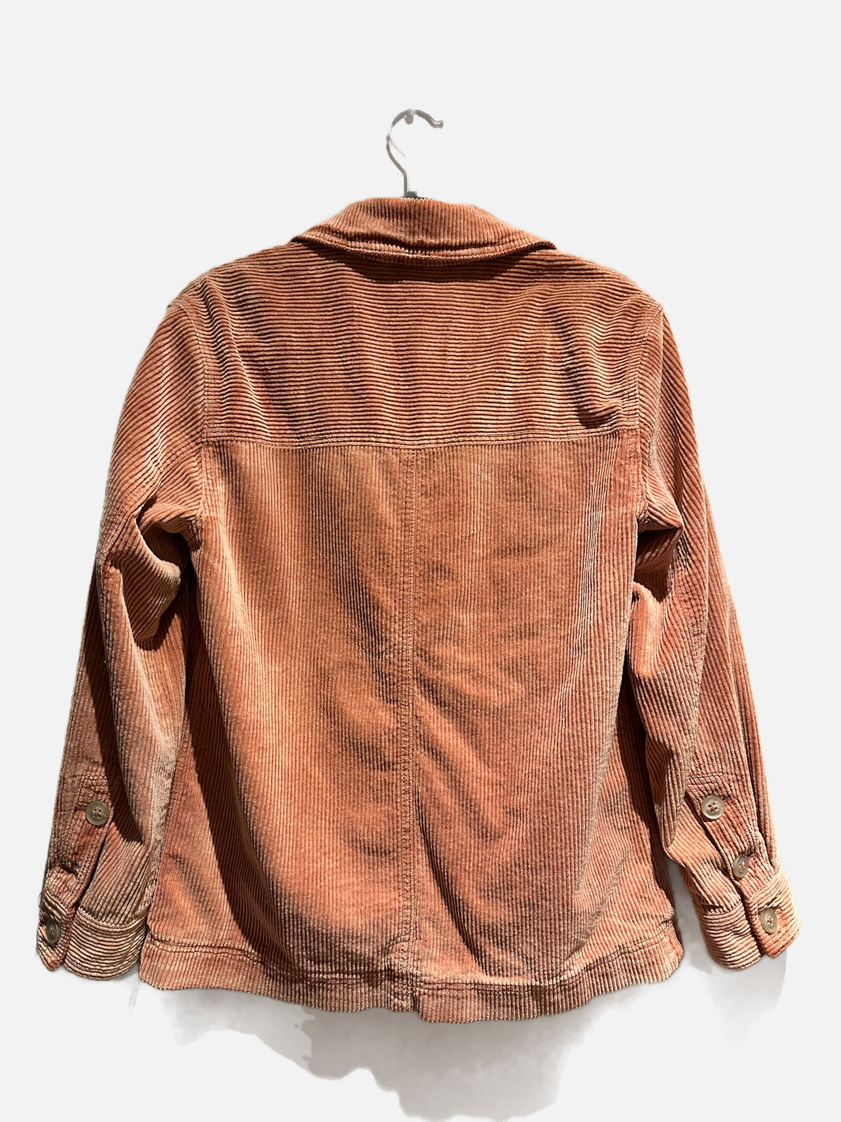 Free People Heritage Cord Jacket in Pink Apricot - XS