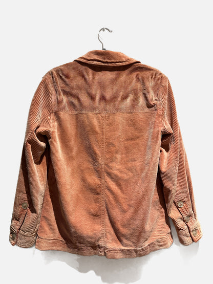 Free People Heritage Cord Jacket in Pink Apricot - XS