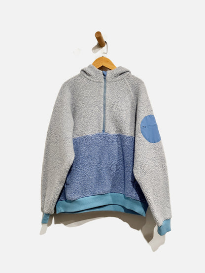 Outdoor Voices Blue Fleece Quarter Zip - Small