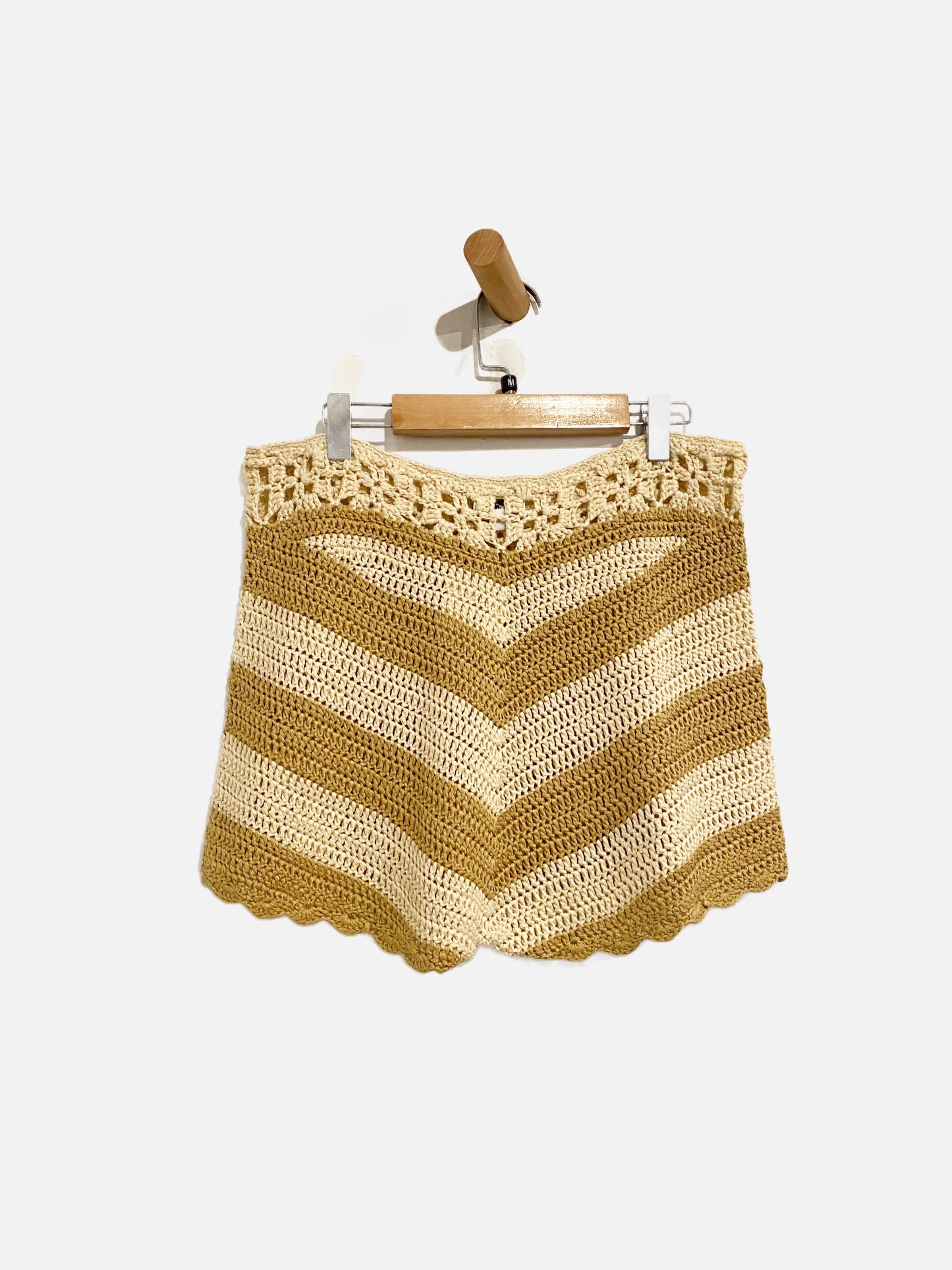 9.0 Swim Cream Crochet Shorts - 8