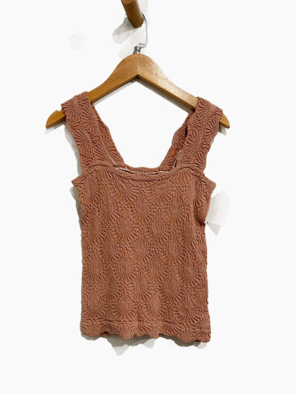 Free People Pink Love Letter Cami in Cinnamon Stick - M/L