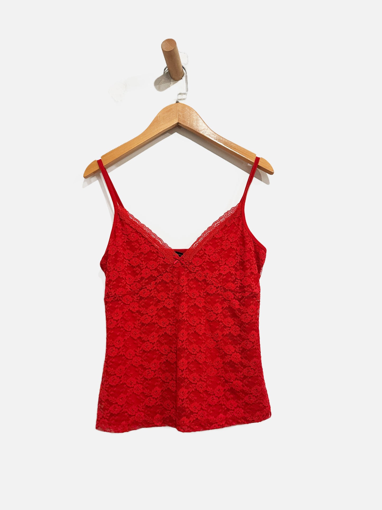 Brandy Melville Mandy Lace Tank in Red - OS