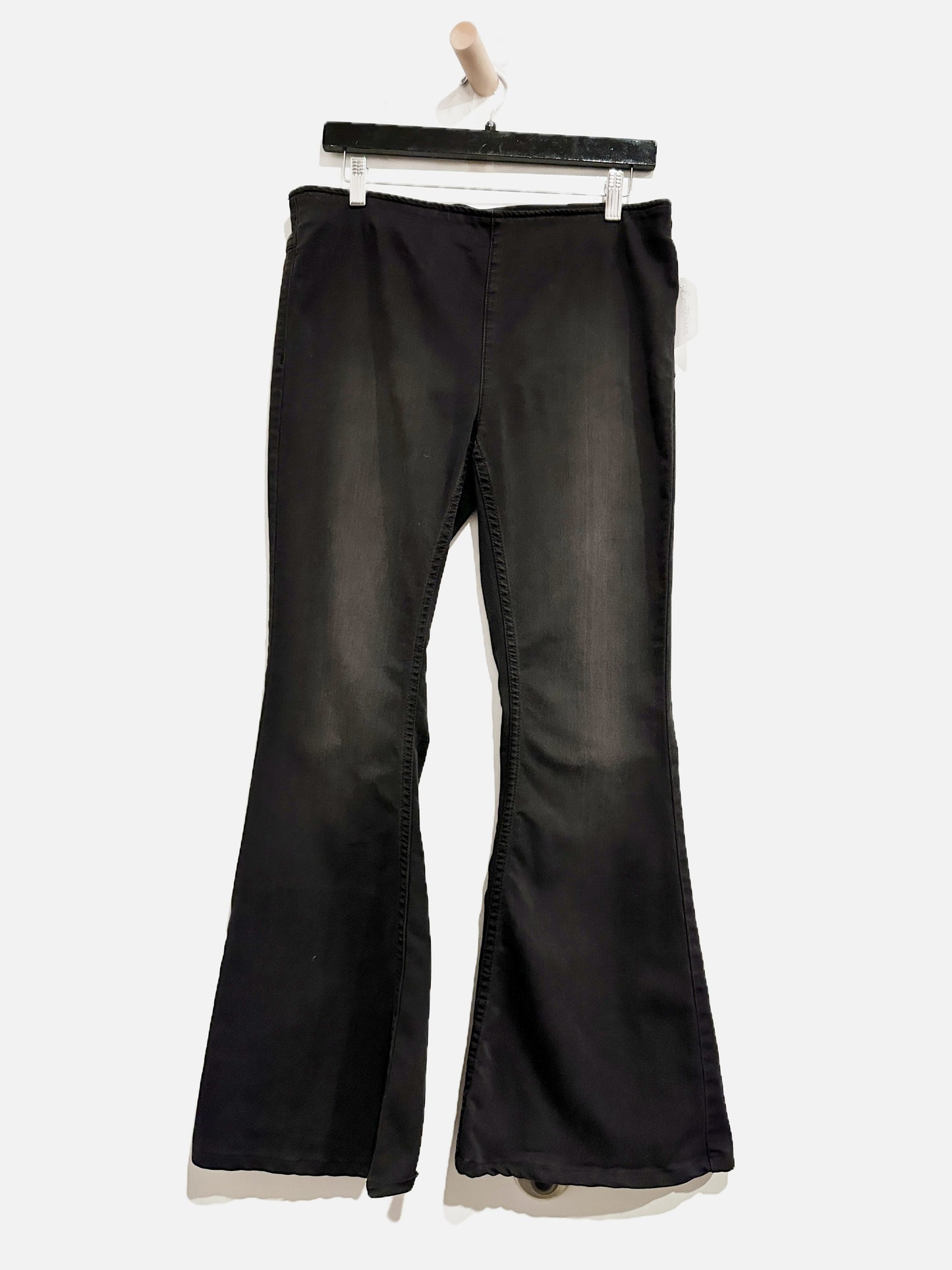 Free People Penny Pull On Flare Jeans in Black - 29