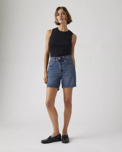 Levi's 501 Mid Thigh Shorts in Broken Midnight - 29