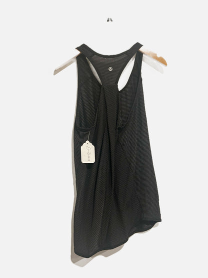 Lululemon Black Crinkle Racerback Tank