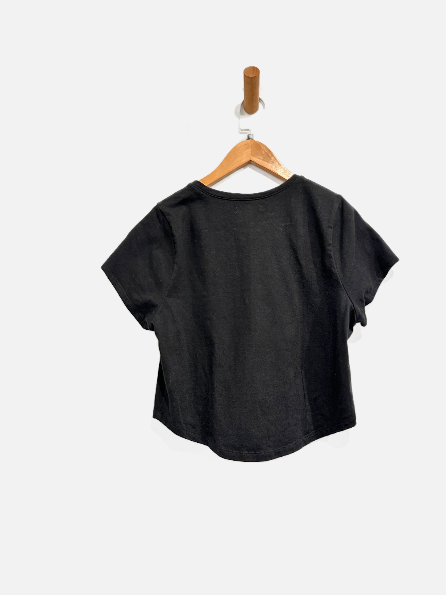 Madewell Black Darted Tee - Medium