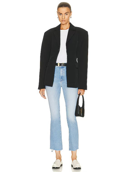 Mother the Insider Crop Step Fray Jeans in Limited Edition - 25