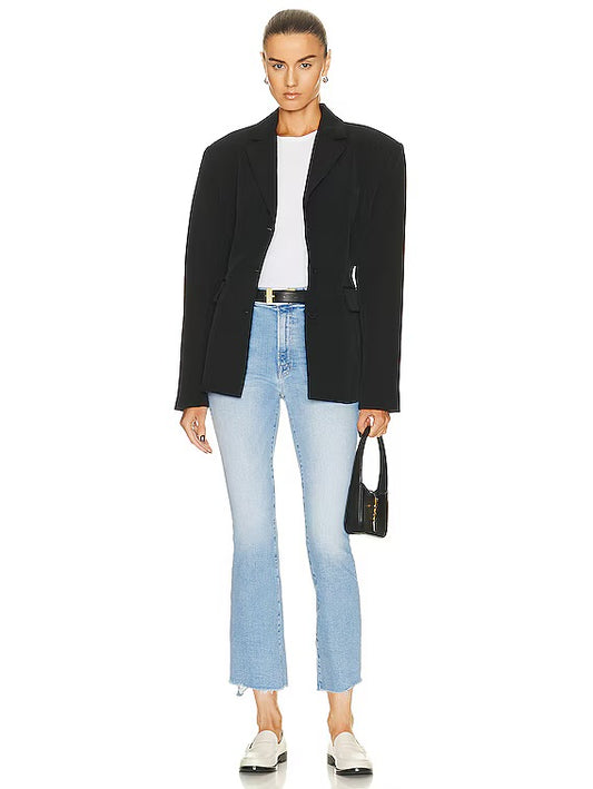 Mother the Insider Crop Step Fray Jeans in Limited Edition - 25