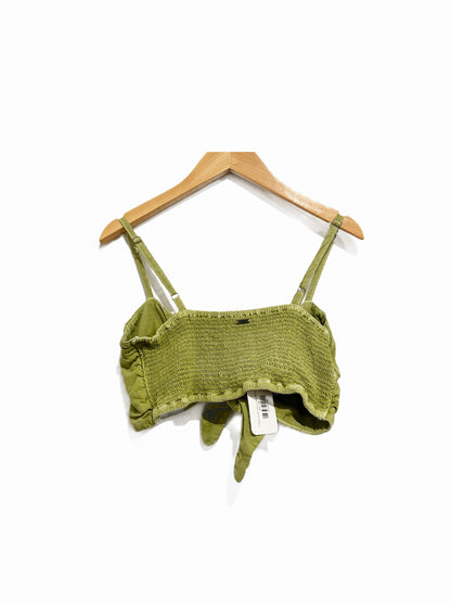 O’Neill Lea Tie-Front Crop Top in Winter Pear - XS