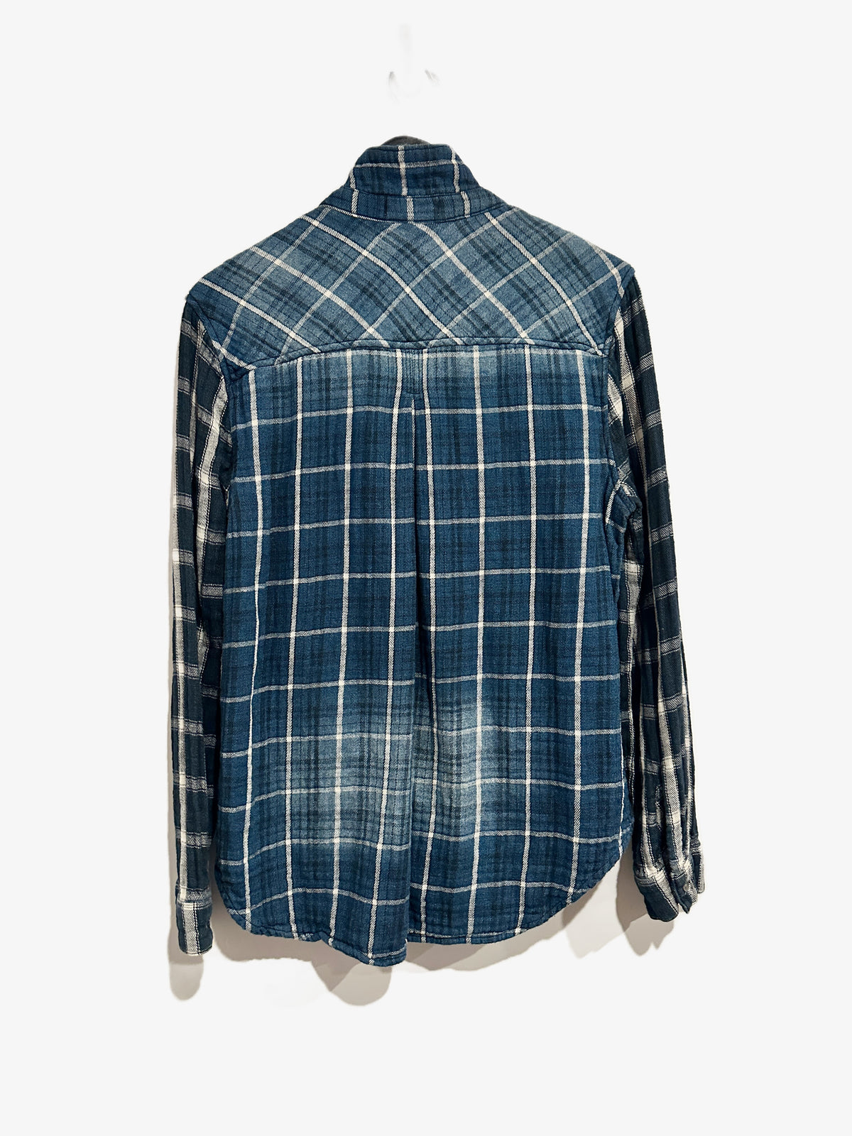 Cloth & Stone Blue Plaid Button Down - Large