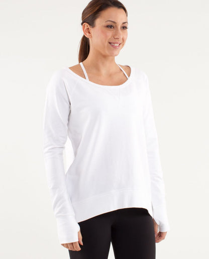 Lululemon Meditate Pullover in White