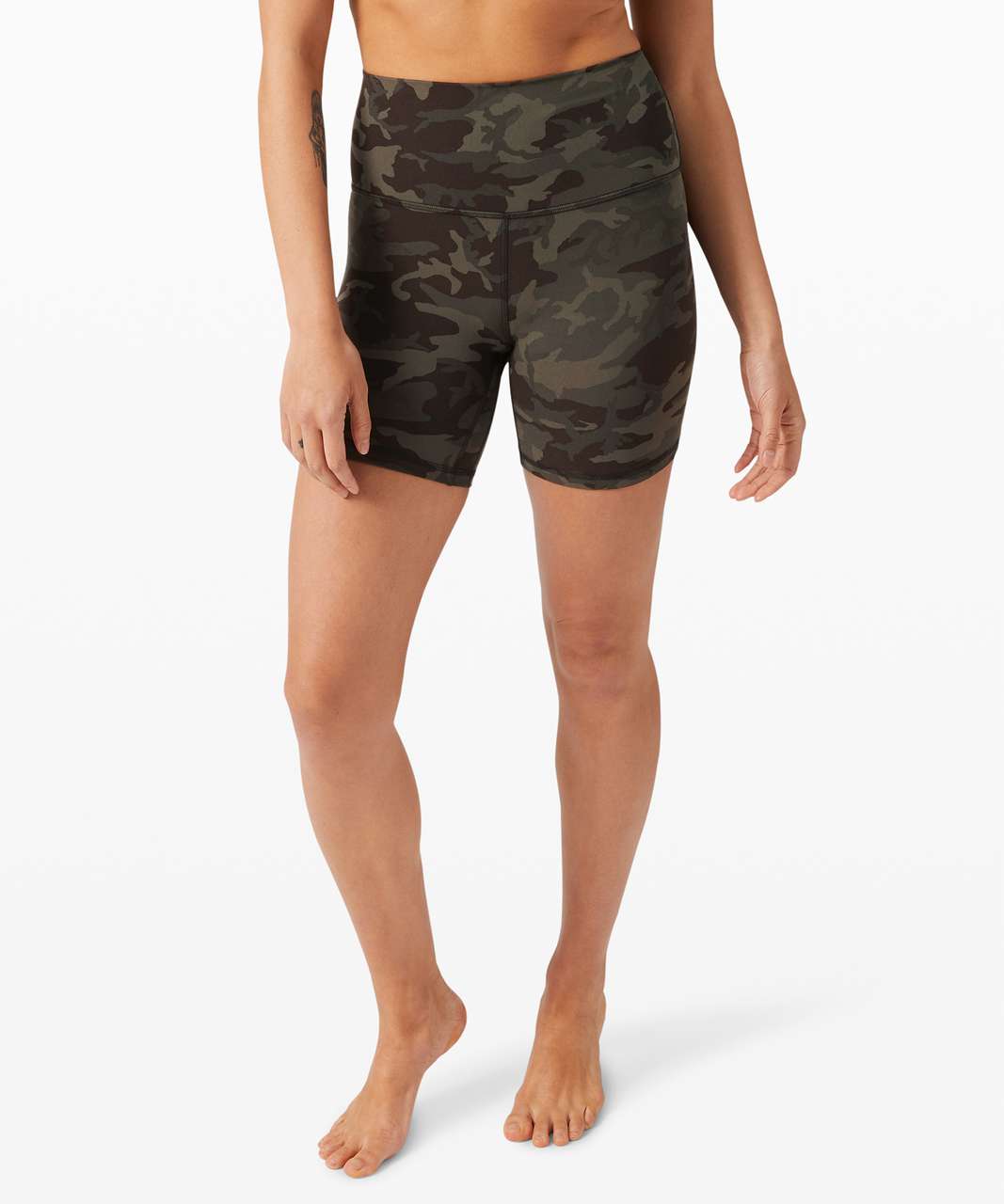 Lululemon Align Short 6" in Camo Green - 8