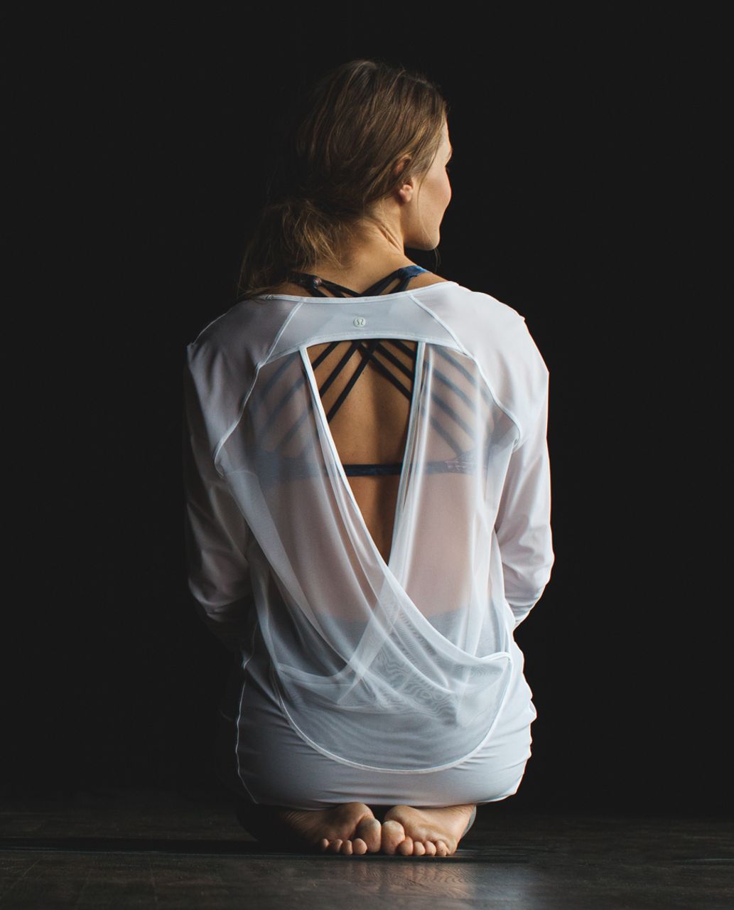 Lululemon If You're Lucky Long Sleeve Tee in White