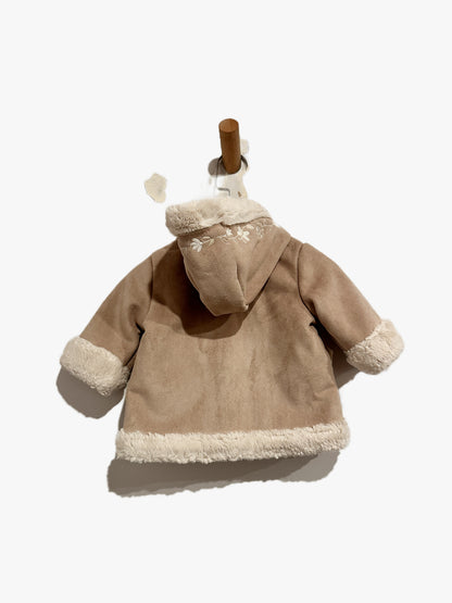 Baby Gap Beige Faux Suede Jacket - 0-6m