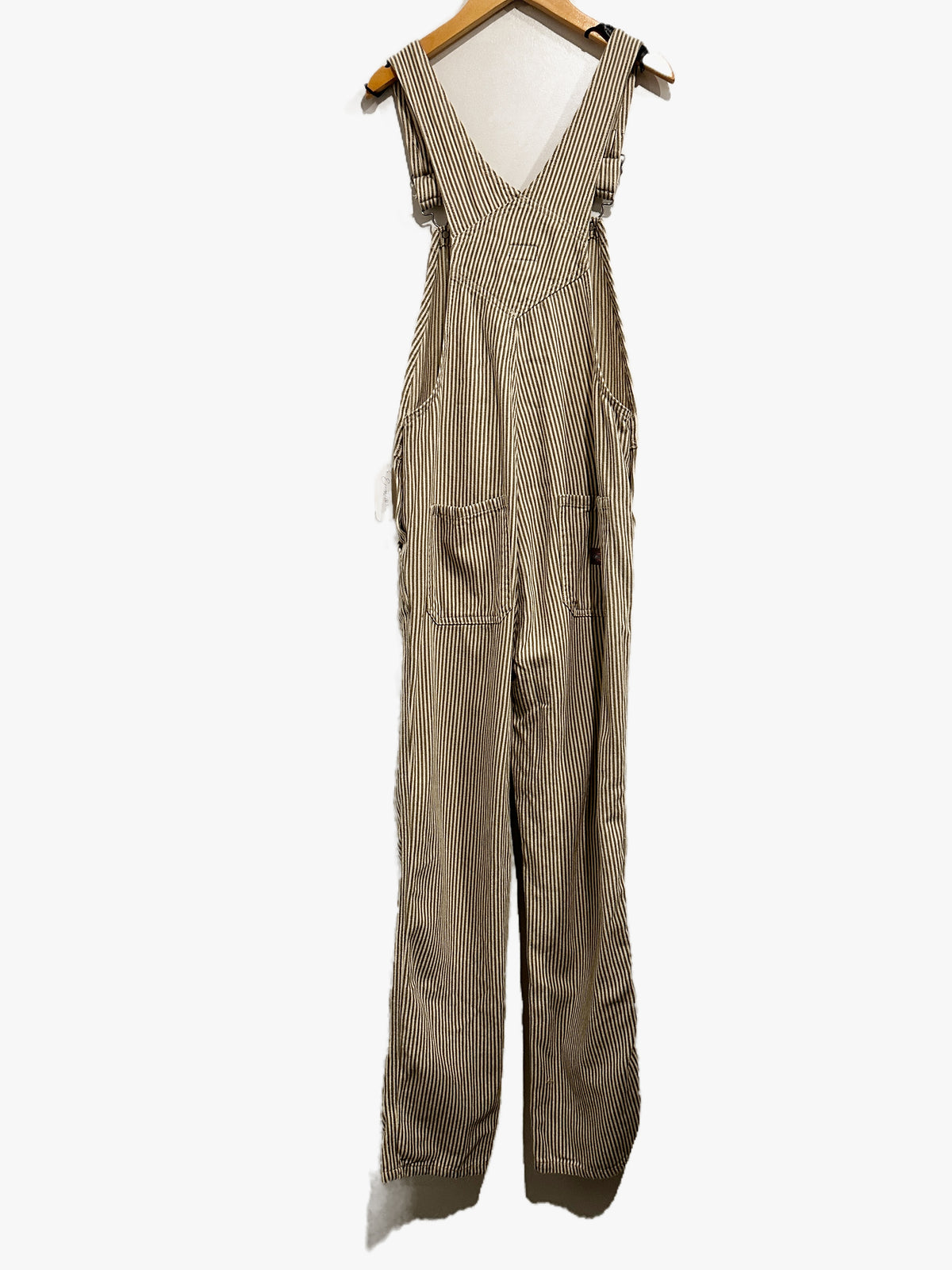 Dickies Hickory Stripe Bib Overalls - XS