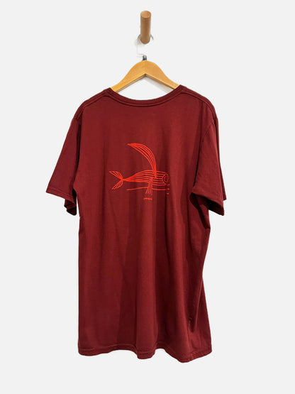 Patagonia Red Spear Fishing Tee - Small