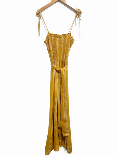 Ripcurl Yellow Stripe Jumpsuit - Small