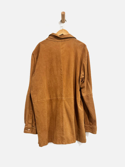 Brown Leather Shacket -42