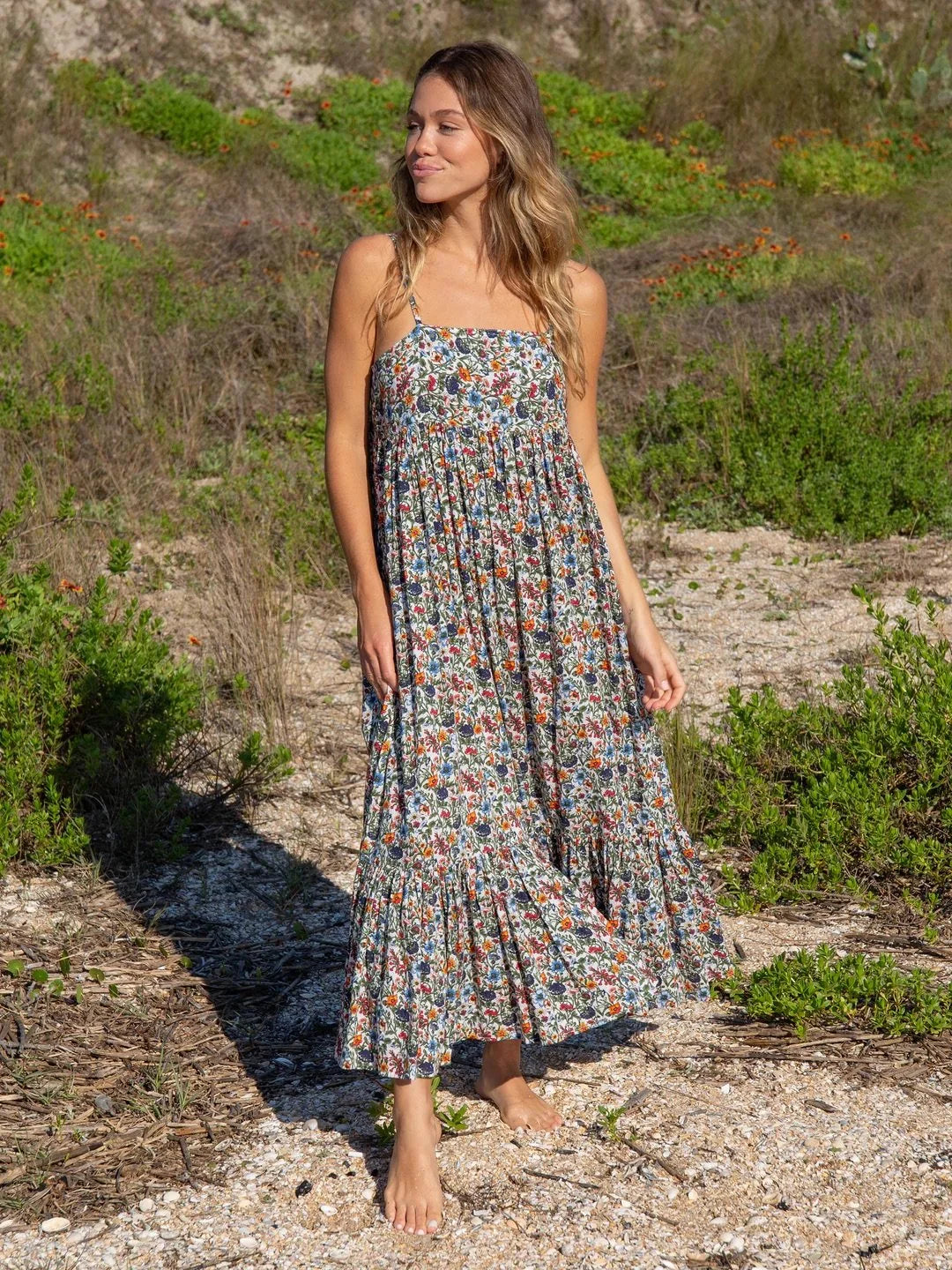 Natural Life Nina Floral Maxi Dress - Small