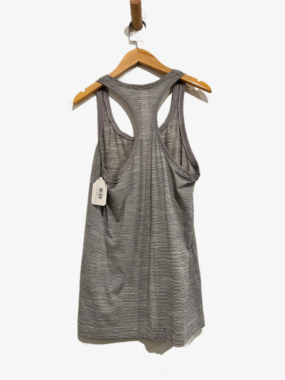Lululemon Swiftly Speed Racerback Tank in White/Black - 8