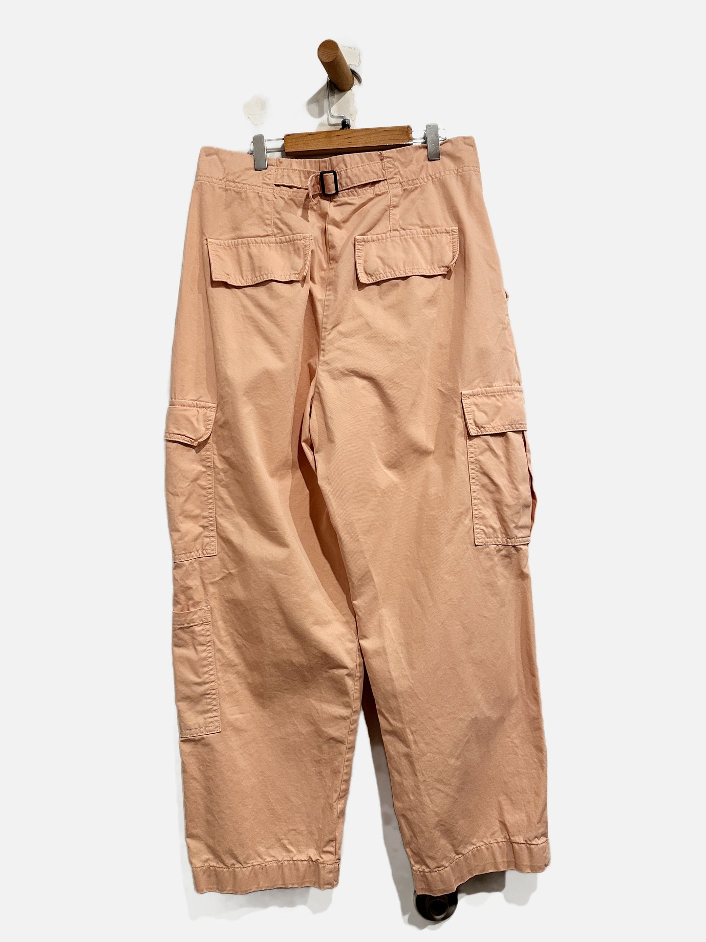 Anthropologie Pilcro Pink Pleated Cargo Trousers - 30