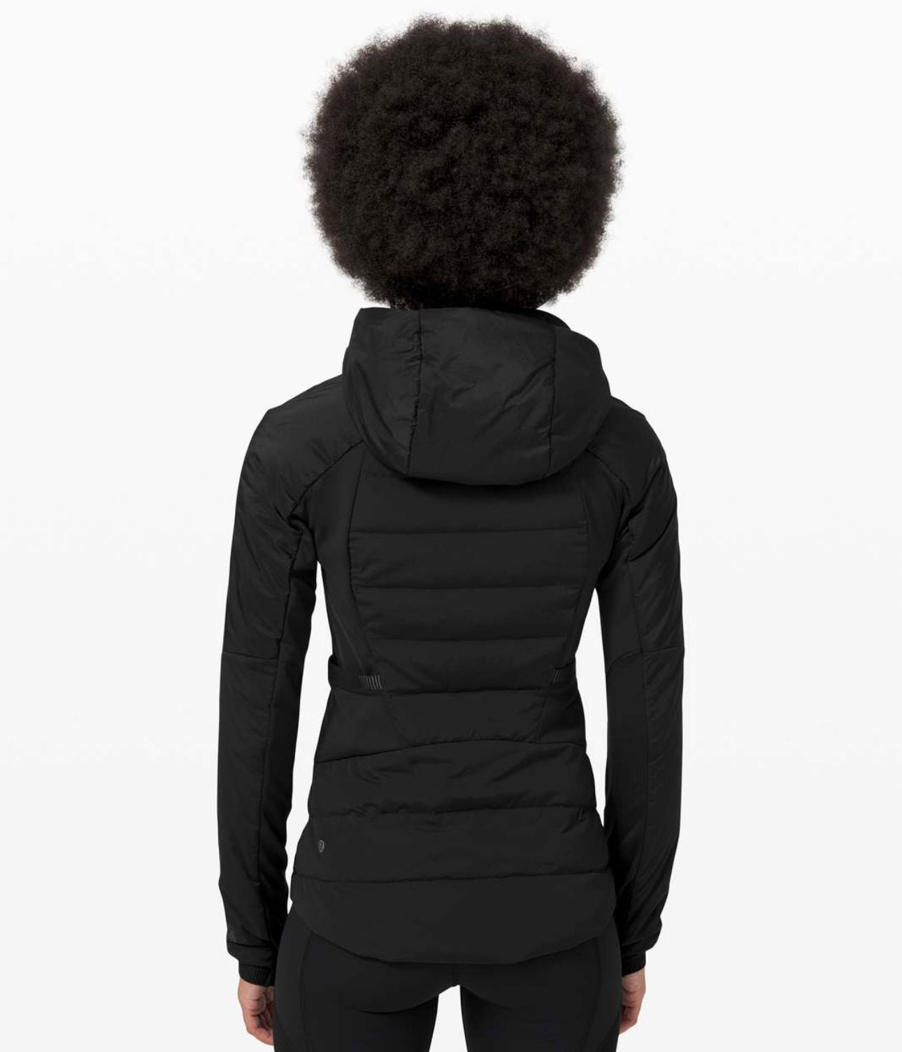 Lululemon Down for it All Black Hooded Puffer Jacket - 4