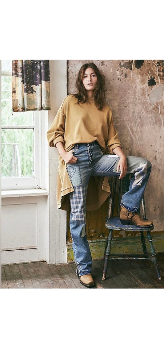 Free People Iggy Pullover in Yellow - XS