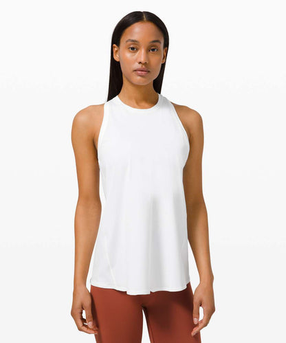 Lululemon All Tied Up Tank in White - Small