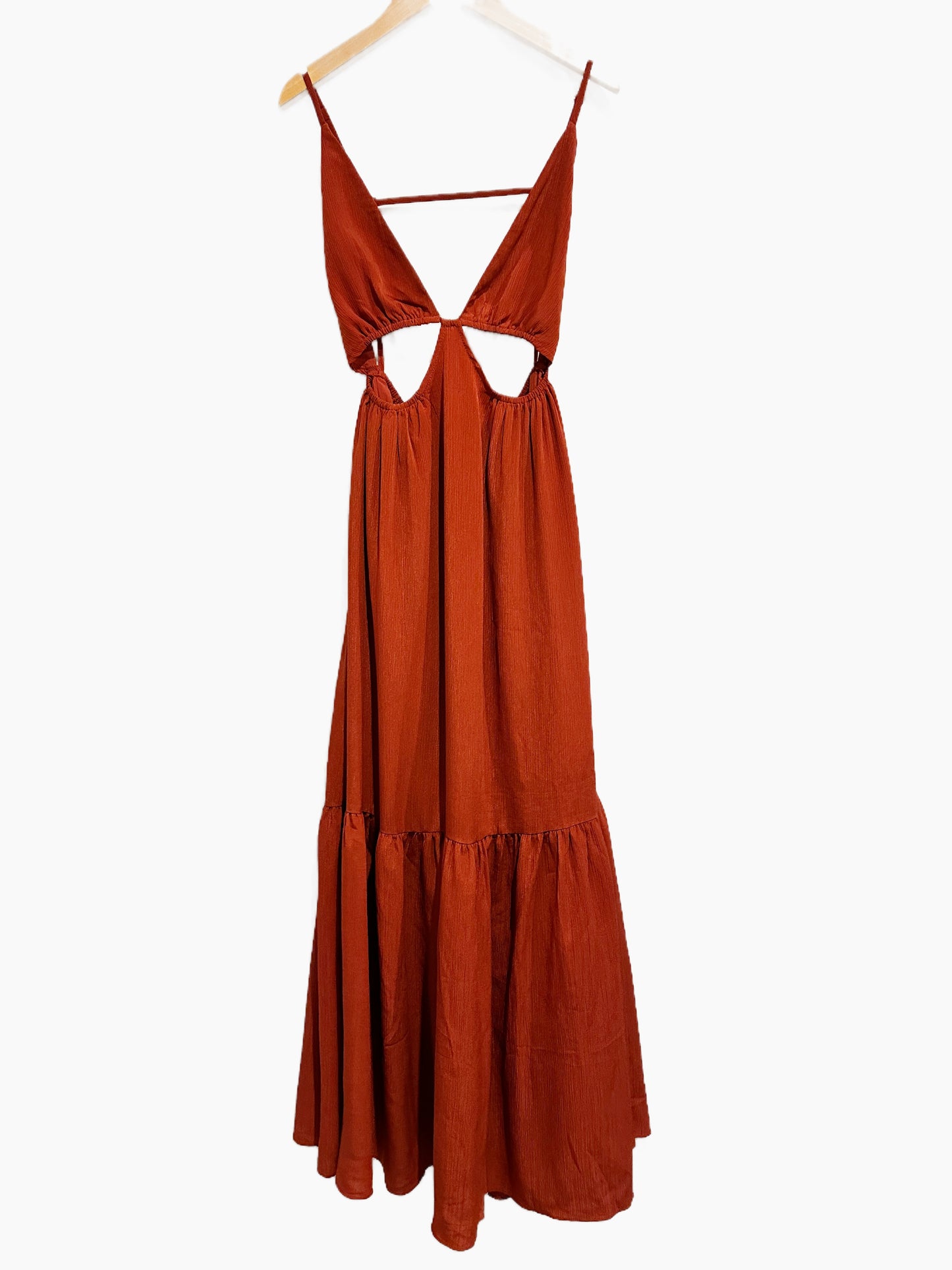 NWT Vici x Jill Rust Cut Out Maxi Dress - XS