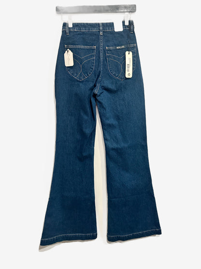 Rolla’s NWT East Coast Flare Natalie Jeans in Mid Vintage Blue - 24
