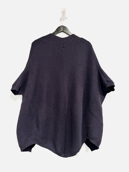 Anthropologie Akemi + Kin Etienne Navy Short Sleeve Cardigan - OS