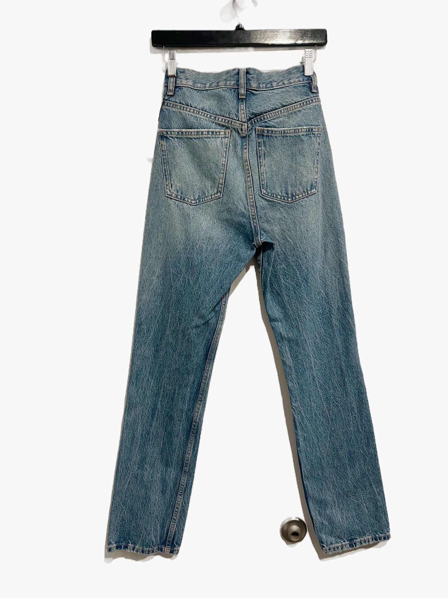 Zara High Rise Straight Jeans - 0