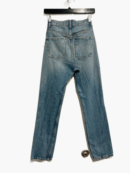 Zara High Rise Straight Jeans - 0