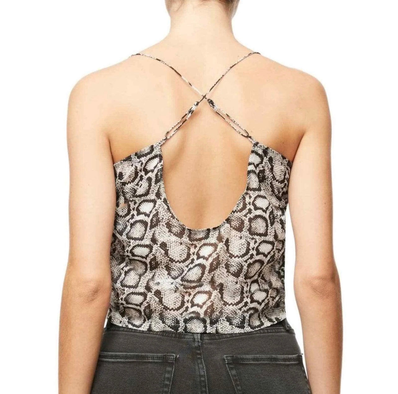 Good American Snakeskin Print Tank - 2