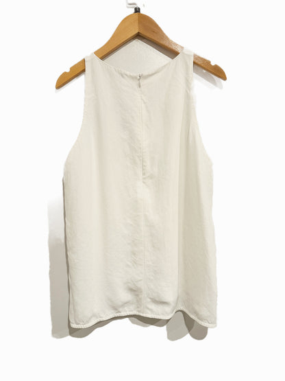 Everlane GoWeave High Neck Tank in White - 4