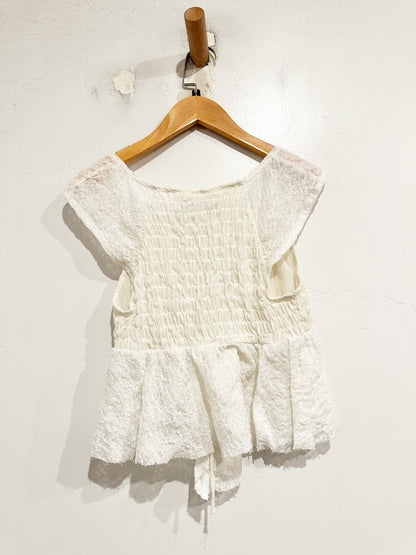 Urban Outfitters Heavenly Babydoll Top in White - XS