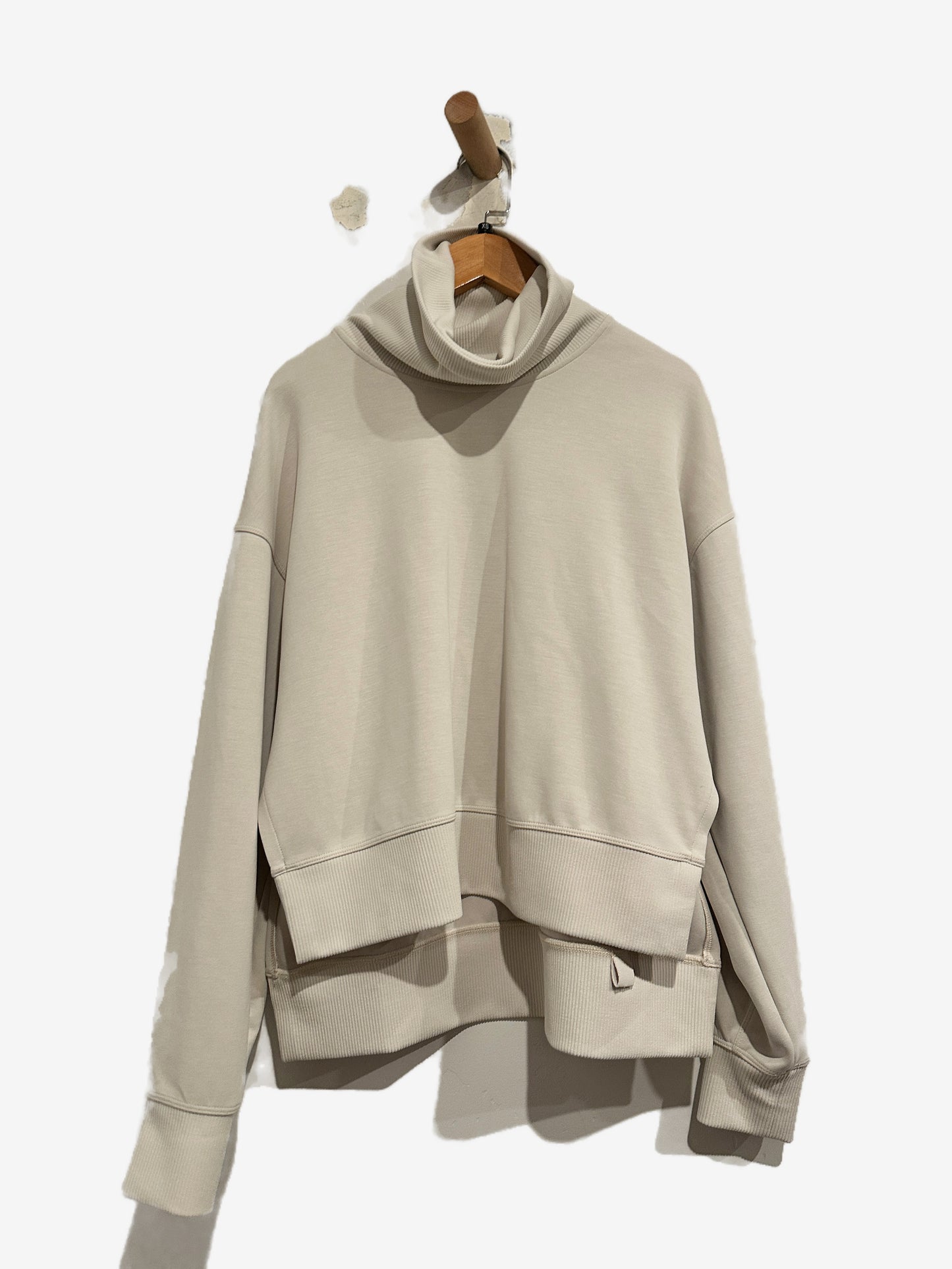 Lululemon Softstreme Turtleneck Pullover in White Opal - 2