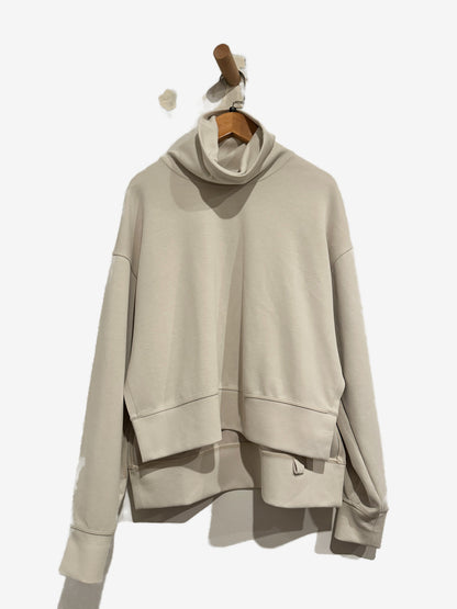 Lululemon Softstreme Turtleneck Pullover in White Opal - 2