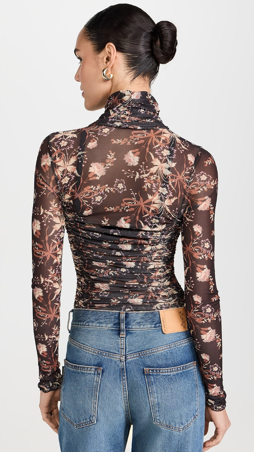 Free People Intimately Under It All Printed Bodysuit - Medium