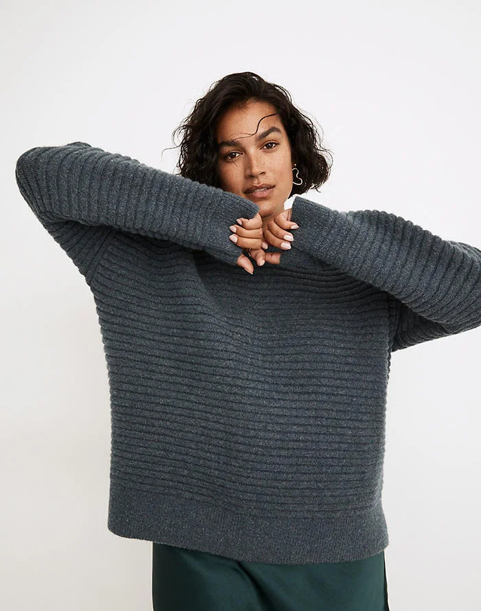 Madewell Grey Chunky Sweater - Small