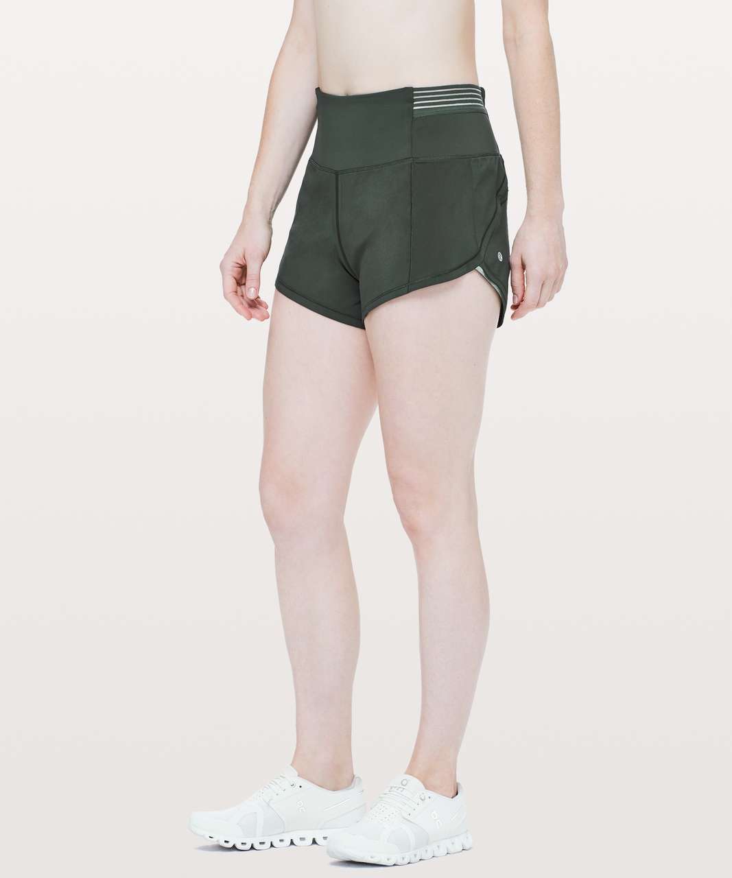 Lululemon Before Dawn Run Short 3.5" in Deep Ivy - 4