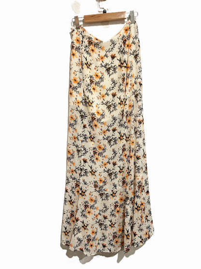 Free People Femme Edge Maxi Skirt in Ivory Combo - 0