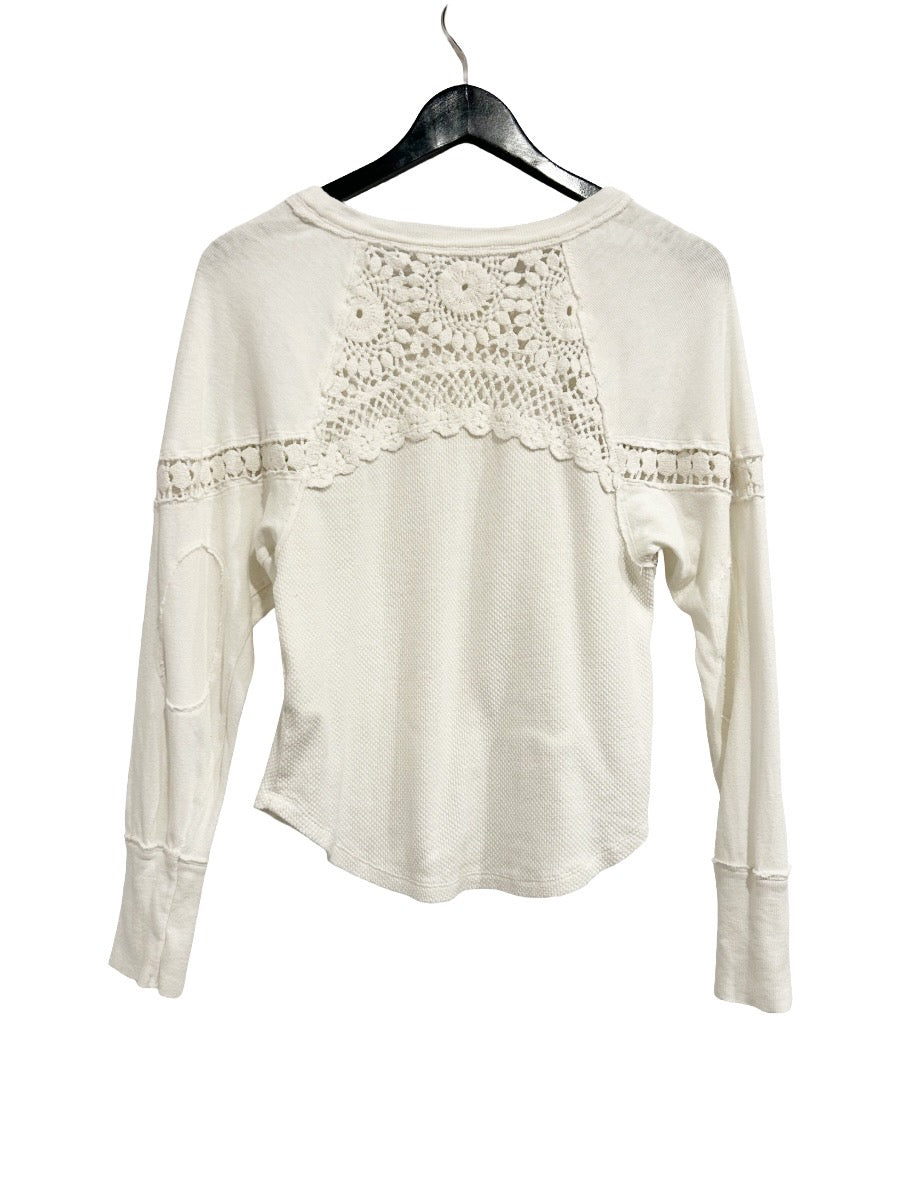Free People Luella Tee in Ivory - Small