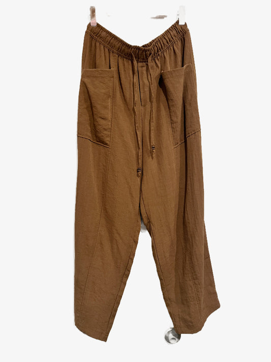 Zara Brown Wide Leg Pants - XS
