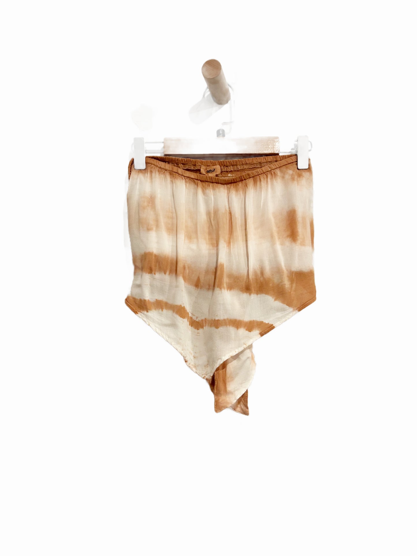 Aerie Brown Tie Dye Scarf Tube Top - Large