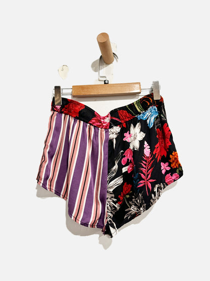 Anthropologie Floral/Stripe Lounge Shorts - XXS