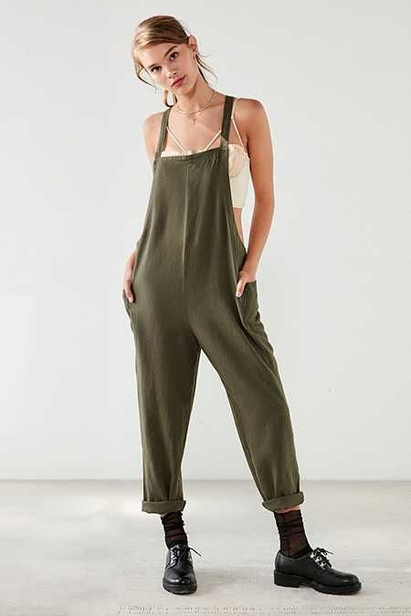 BDG Green Overalls - Small