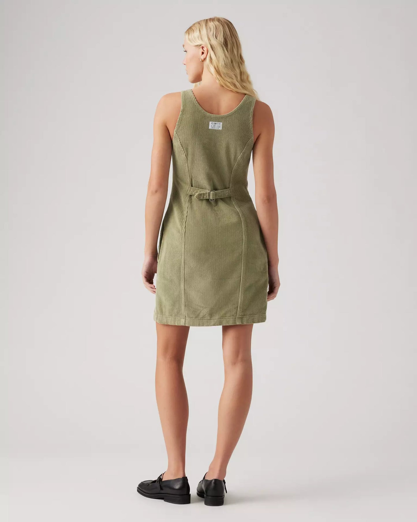 Levi’s Tuli Corduroy Mini Dress in Green - Medium