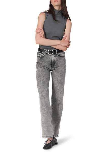 Rag & Bone Gray Acid Wash Straight Leg Jeans - 27