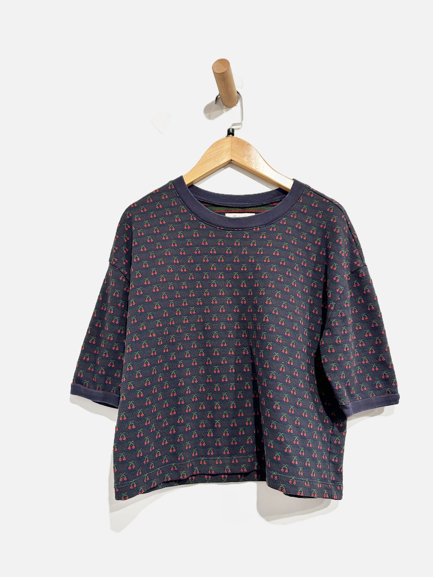 Madewell Navy Cherry T-Shirt - Small